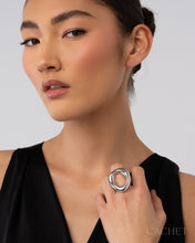 Load image into Gallery viewer, Whirl  - Size 10 -  Rhodium
