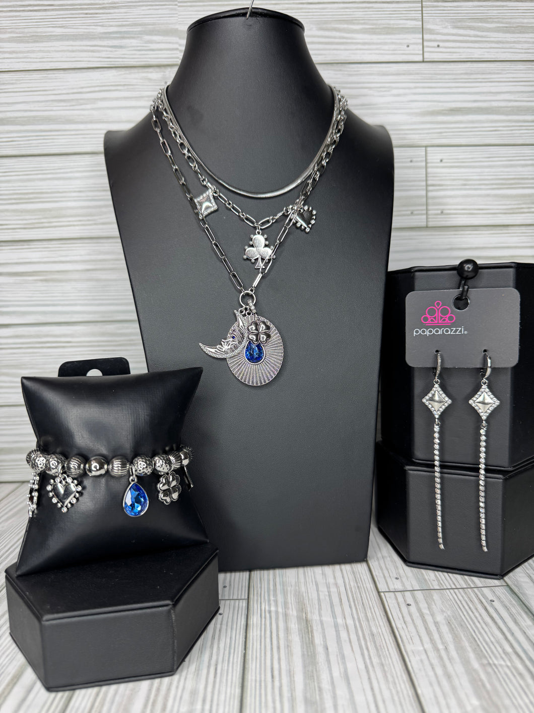 Sunset Sightings - Double Necklace Blue