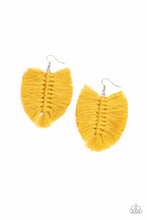 Load image into Gallery viewer, Knotted Native Yellow Earring
