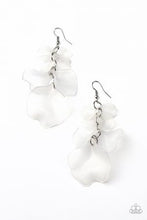 Load image into Gallery viewer, Fragile Florals White Earrings
