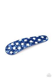 All American Girl Blue Hair Clip