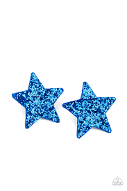 Star-Spangled Superstar Blue Hair Clip